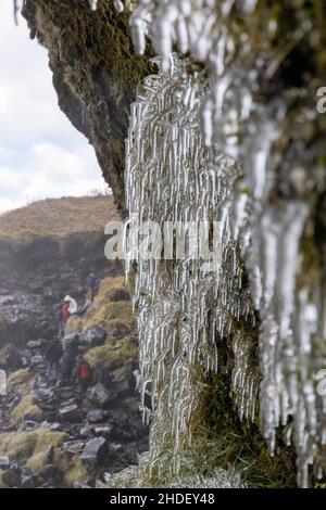 Aufgenommen in Island im Oktober 2021 Stockfoto