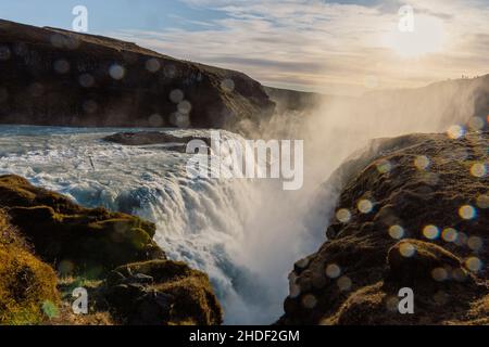 Aufgenommen in Island im Oktober 2021 Stockfoto