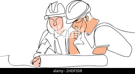 Fabrikarbeiter und Techniker, die die Inspektionsfabrik durchführen Stock Vektor