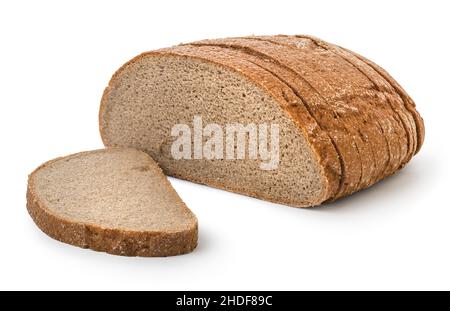 Brot, Scheibe Brot, Roggenbrot, Brot, Scheibe Brot, Roggenbrot, Roggenbrot Stockfoto