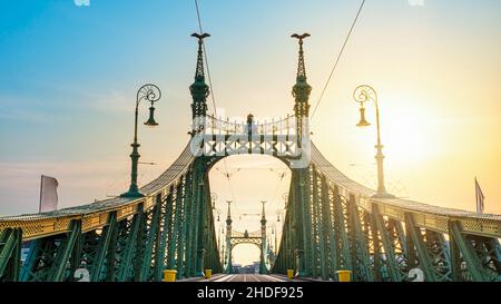 budapest, Freiheitsbrücke, budapests, Freiheitsbrücken Stockfoto