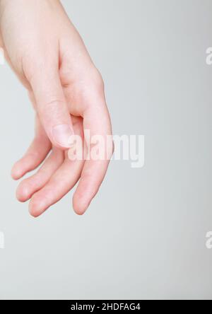 Hand, weibliche Hand, Hände, weibliche Hände Stockfoto