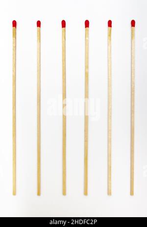 Streichhölzer, Streichhölzer Stockfoto