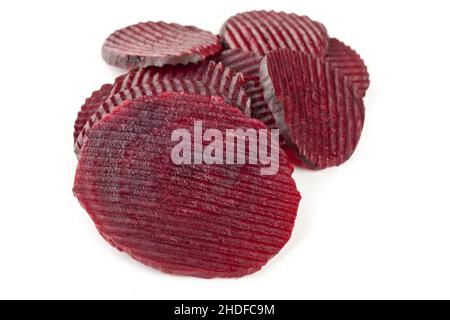 Scheiben, gekocht, Rote Beete, Scheiben, Schilf, Rote Bete Stockfoto