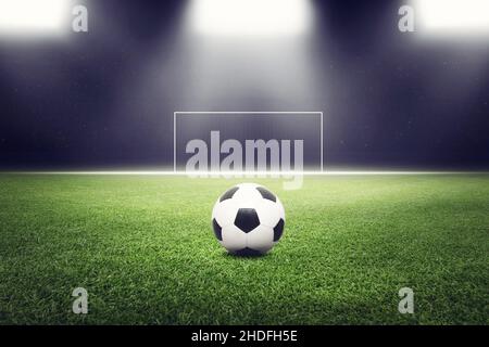 Fußball, Fußballstadion, Tor, Fußballstadien, stadion, Stadion, Stadion, Stadien, Tore Stockfoto