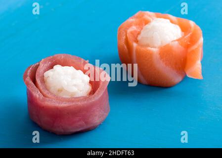 Fingerfood, Brötchen, Fingerfood Stockfoto