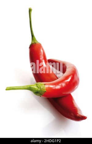 Pepperoni, roter Pfeffer, Pepperonis Stockfoto