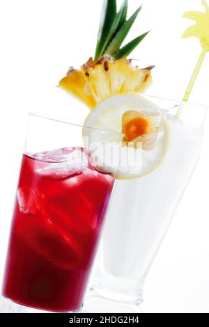 pina Colada, Campari Stockfoto