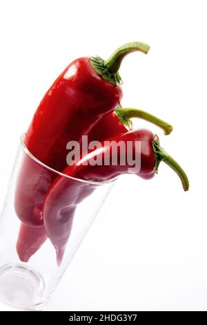 Pfeffer, Chili, Paprika, Paprika, Paprika, Paprika, Chilischoten Stockfoto