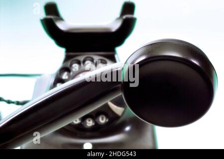 Telefon, Drehtelefon, Telefon, Telefone, Telefone, Drehtelefone Stockfoto