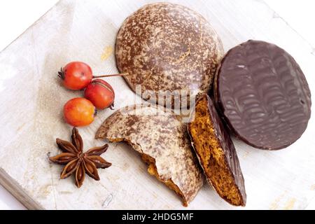Lebkuchen, Lebkuchen Stockfoto