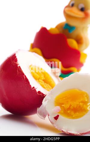 osterei, Ei, gekochtes Ei, ostereier, Eier, Gekochte, gekochte Eier Stockfoto