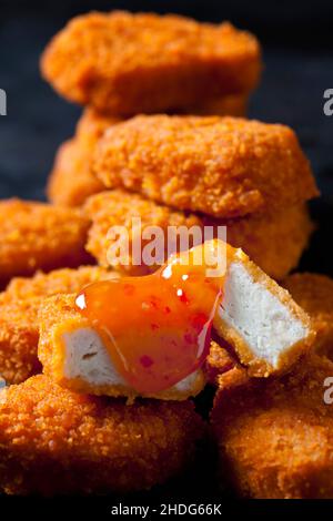 Fingerfood, Chicken Nuggets, Fingerfood Stockfoto