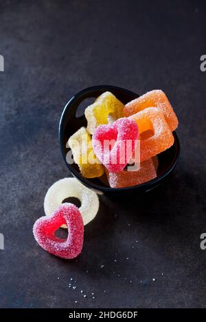 Süßigkeiten, Gelee, Bonbons, Gelees Stockfoto