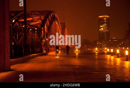 köln, hohenzollernbrücke, Colognes, hohenzollernbrücken Stockfoto