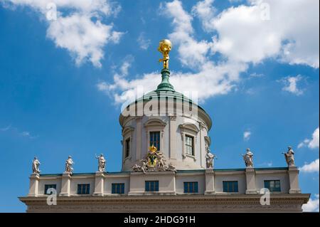 potsdam, altes Rathaus, potsdamer dämme Stockfoto