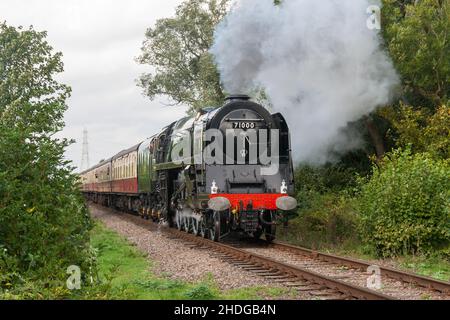 Eine Dampfgala auf der Nene Valley Railway Stockfoto