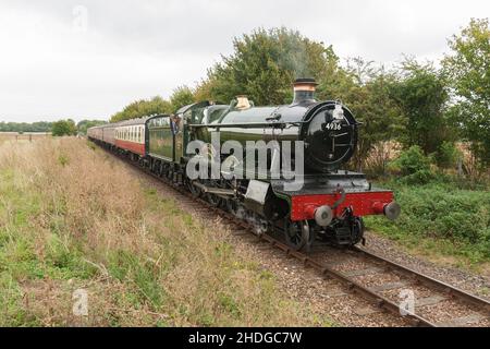 Eine Dampfgala auf der Nene Valley Railway Stockfoto