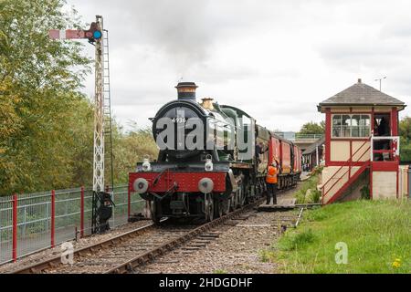 Eine Dampfgala auf der Nene Valley Railway Stockfoto