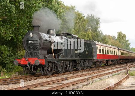 Eine Dampfgala auf der Nene Valley Railway Stockfoto