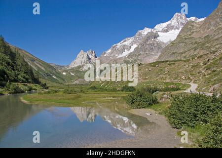 mont Blanc, mont Blancs Stockfoto