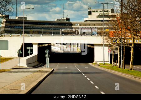 Menschenleer, berlin, tegel, Deserteds, Tegels Stockfoto