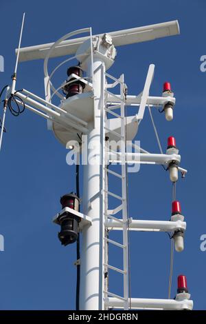 Navigation, Radar, Navigationen, Radargeräte Stockfoto