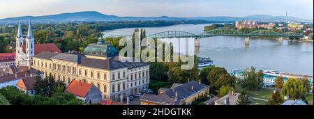 esztergom, st. ignatius, maria valeria Brücke, esztergoms Stockfoto