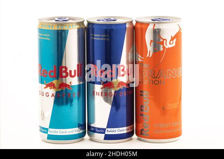 Red Bull, Energy Drink Stockfoto