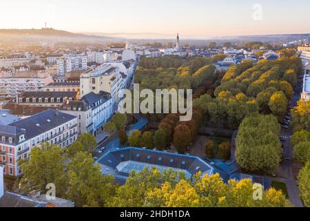 Frankreich, Allier, Bourbonnais, Vichy, von der UNESCO zum Weltkulturerbe erklärt, als Teil des Grandes Villes d'Eaux d'Europe (große Spas Europas), dem Parc Stockfoto