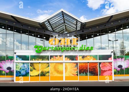 obi, Gartencenter Stockfoto