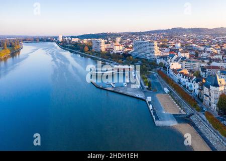 Frankreich, Allier, Bourbonnais, Vichy, von der UNESCO zum Weltkulturerbe erklärt, als Teil der Grandes Villes d'Eaux d'Europe (große Spas Europas), der Stadt Stockfoto