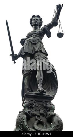 Gerechtigkeit, justitia, Göttin, Richter, Lady Justice, frau Richter Stockfoto