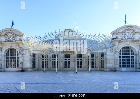 Frankreich, Allier, Bourbonnais, Vichy, von der UNESCO als Weltkulturerbe im Rahmen der Grandes Villes d'Eaux d'Europe (große Spas Europas), Palais de Stockfoto