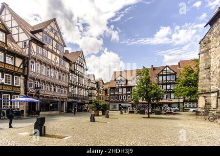 Altstadt, hann münden, alte Städte Stockfoto