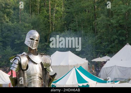 Mittelalter, Rüstung, Renaissance-Fest, Rüstungsanzug, Renaissance-Feste Stockfoto