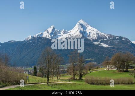 berchtesgadener Land, berchtesgadener alpen, berchtesgadener Land Stockfoto