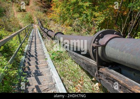 jakobs Leiter, weißbach, jakobs Leitern, weißbachs Stockfoto