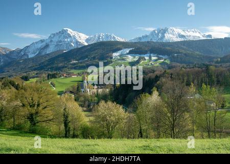 bayern, berchtesgadener Land, höglwörth, bavarias, berchtesgadener Länder, Höglwörths Stockfoto