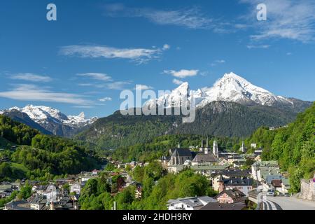 berchtesgaden, watzmann, berchtesgadens, watzmanns Stockfoto