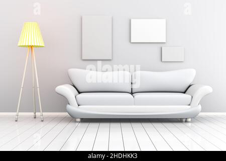 Möbel, Wohnzimmer, Interieur, Möbel, Wohnzimmer, Innenräume Stockfoto