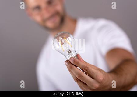 Ideen, Idee, Glühbirne, Brainstorming, Glühbirne, Glühbirnen, Glühbirnen Stockfoto