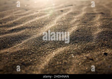 Wüste, Sand, gekräuselt, Wüsten, wüste, sands, Ripsblätter Stockfoto