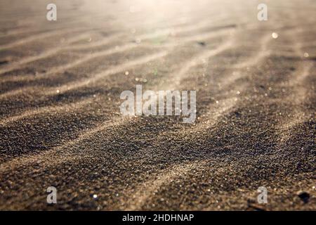 Wüste, Sand, gekräuselt, Wüsten, wüste, sands, Ripsblätter Stockfoto