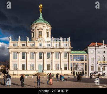 potsdam, altes Rathaus, alter Markt, potsdamer dämme, alte Märkte Stockfoto