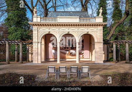 Bürgerpark pankow, Musikpavillon Stockfoto