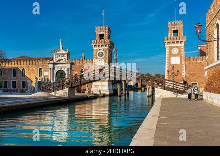 venedig, castello, Arsenal, venices, Castellos Stockfoto