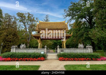 Bad homburg, siamesischer Tempel, schlechte Homburger Stockfoto