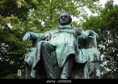 goethe, goethe-Denkmal, goethes, goethe-Denkmäler Stockfoto