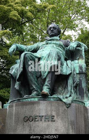 goethe, goethe-Denkmal, goethes, goethe-Denkmäler Stockfoto